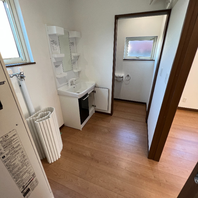 洗面設備　忙しい朝には欠かせない洗面所です