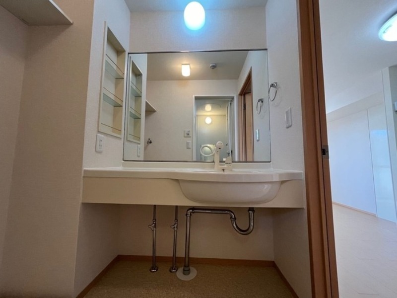 洗面設備　図面と現状に相違がある場合には現状を優先