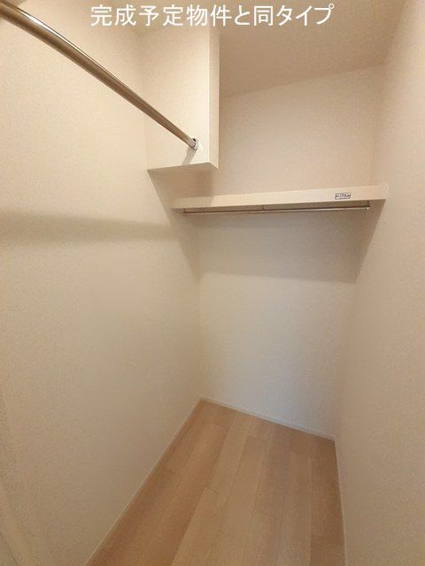 収納　完成予定物件と同タイプ