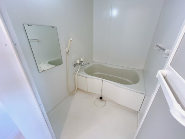 バス・シャワールーム　別部屋反転間取りのお写真となります。