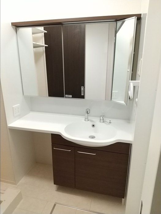 洗面設備　洗髪洗面化粧台