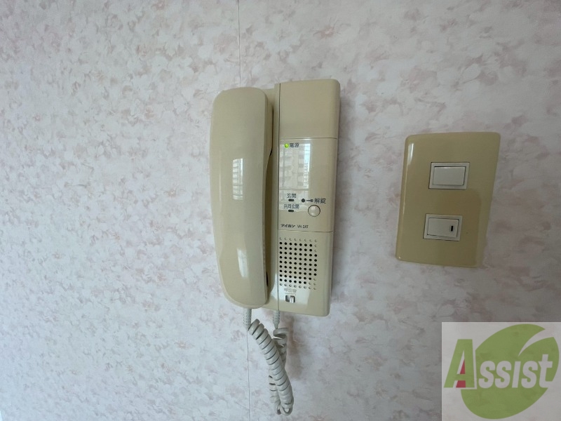 セキュリティ　インターホンは通話ができるので急な訪問があっても安心です