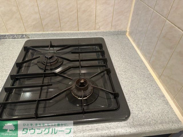 キッチン　システムキッチン（2口ガスコンロ）