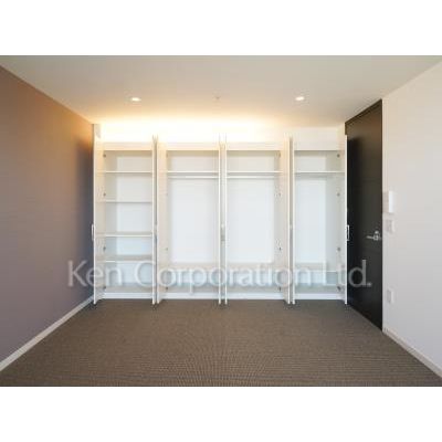 収納　同タイプ46階のお部屋を撮影。仕様が異なることがあります。