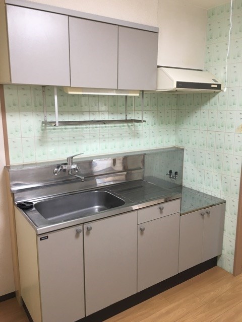 キッチン　お好きなガスコンロを設置可能です。