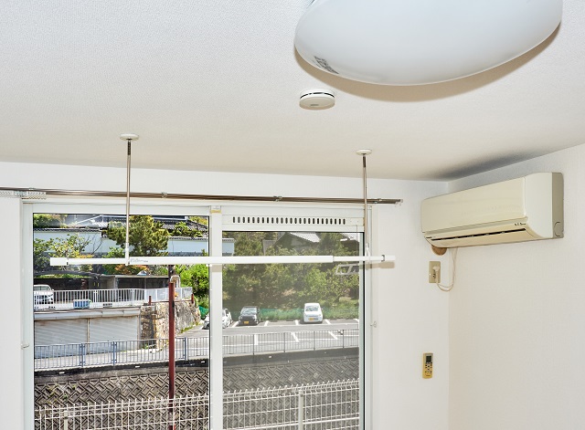 その他設備　脱着式屋内物干