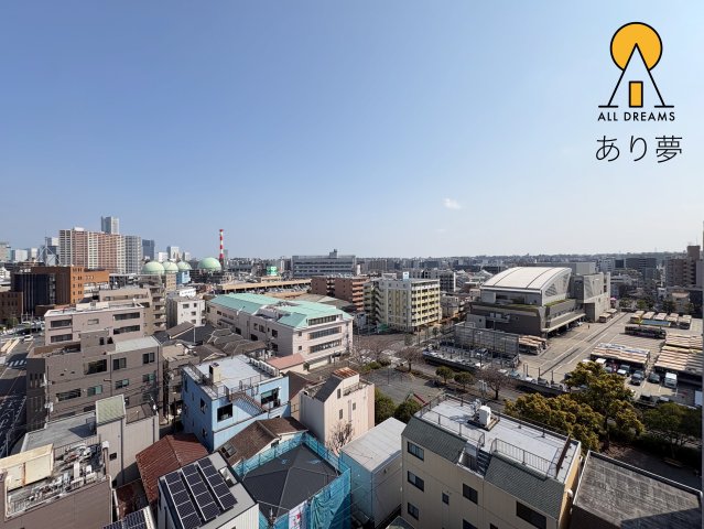 眺望　バルコニーからの眺望　3月29日に自社にて撮影