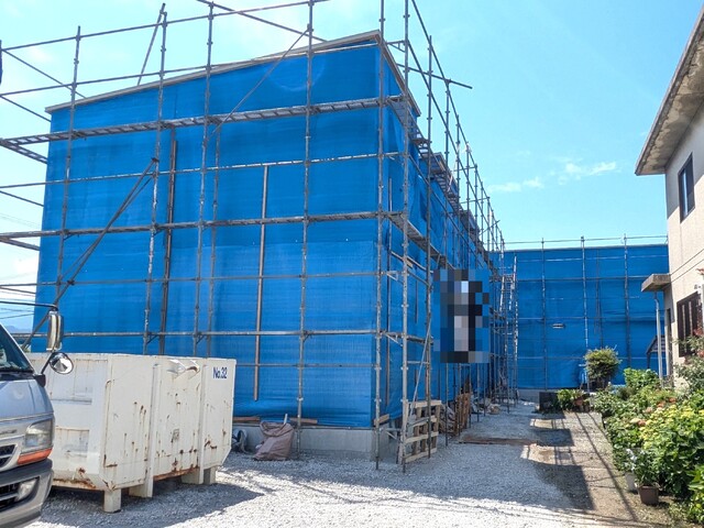 建物外観　建築中