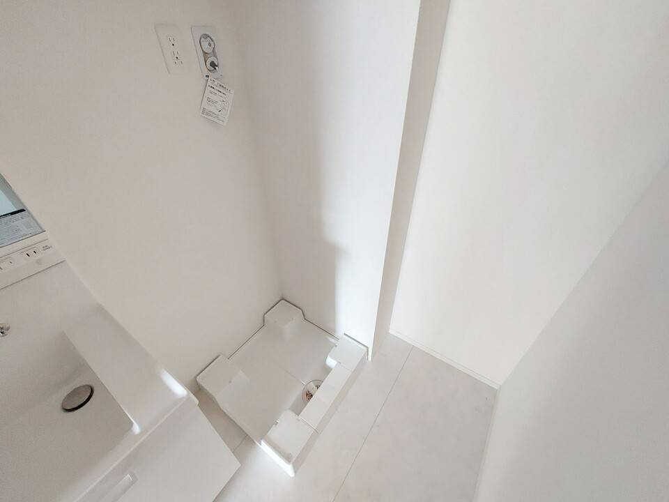 洗面設備　洗濯機置場