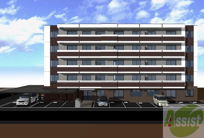 建物外観　札幌市西区八軒五条西「パーク農試館」外観パース