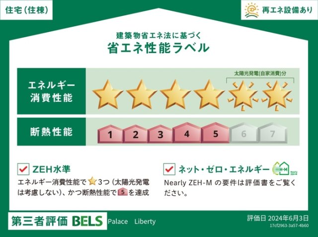 省エネ性能ラベル　省エネ性能ラベル（住棟）