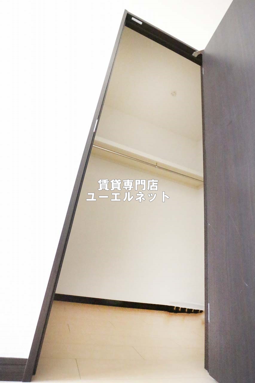 収納　クローゼット付きでお部屋もスッキリ♪