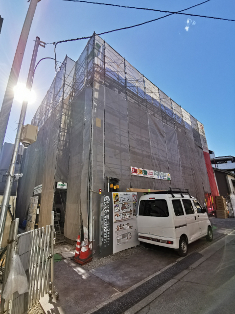エントランス　工事中