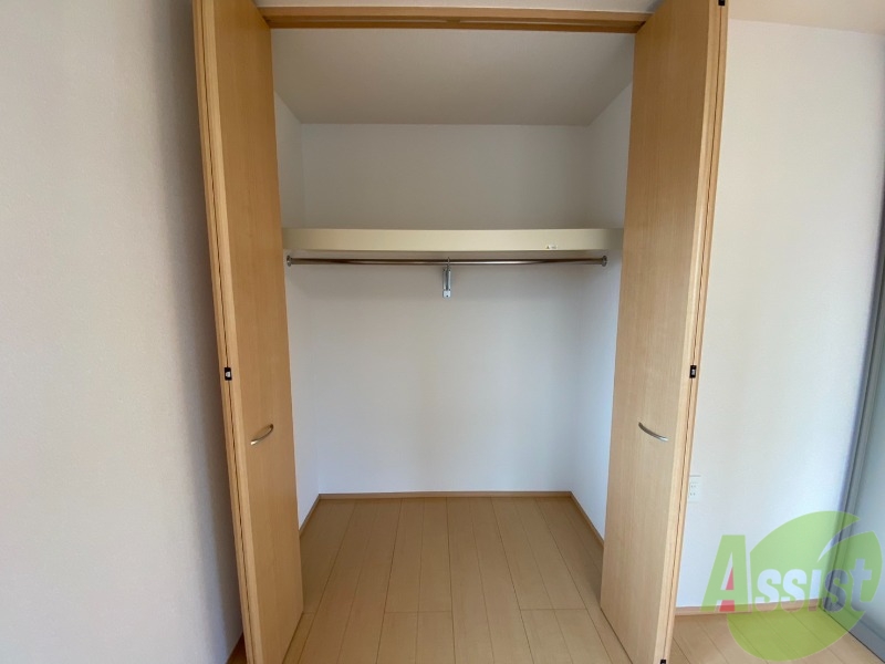 収納　ここに収納があります。収納があると部屋が広く使えます。