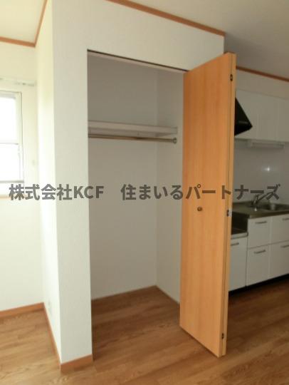 収納　たっぷりとした収納スペースです