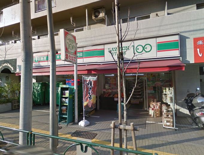 コンビニ　ローソンストア100 墨田石原店（コンビニ）まで93m