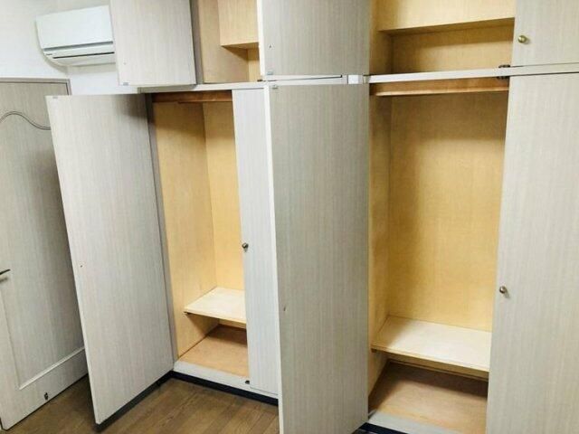 収納　たっぷりとした収納スペースです