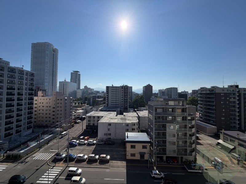 眺望　眺望です。建物はありますが風通しは良さそうです。