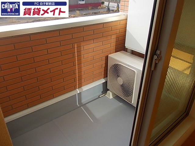 バルコニー　同タイプ部屋写真です。