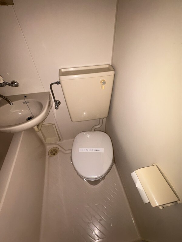 東武東上線 下赤塚駅 徒歩17分 2階建 築33年のトイレ写真