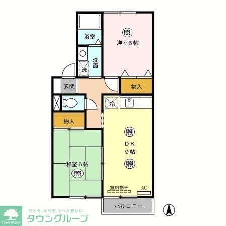 セジュール彩 弐番館の間取り写真