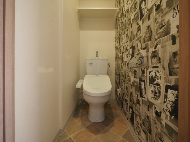 トイレ　ゆったりとした空間のトイレです