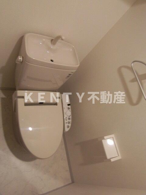 トイレ　ゆったりとした空間のトイレです