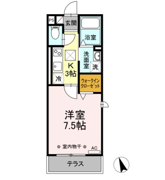 遠州鉄道 遠州病院駅 徒歩9分 3階建 築6年の間取り写真