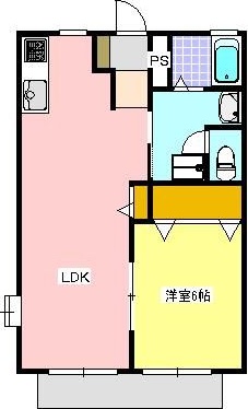 ＪＲ東海道本線 焼津駅 徒歩10分 2階建 築28年の間取り写真