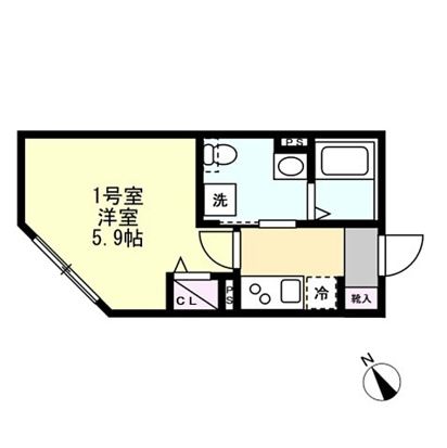 ベイルーム本厚木元町の間取り写真