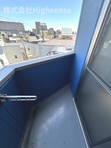 バルコニー　広々としたバルコニーです