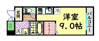 メゾン・クレールの間取り写真