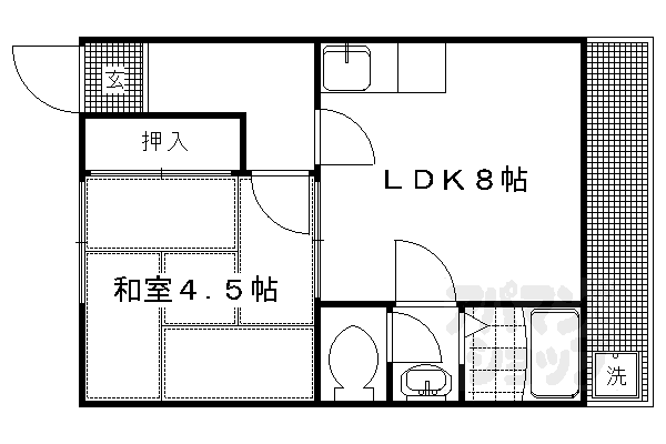 北川会館の間取り写真