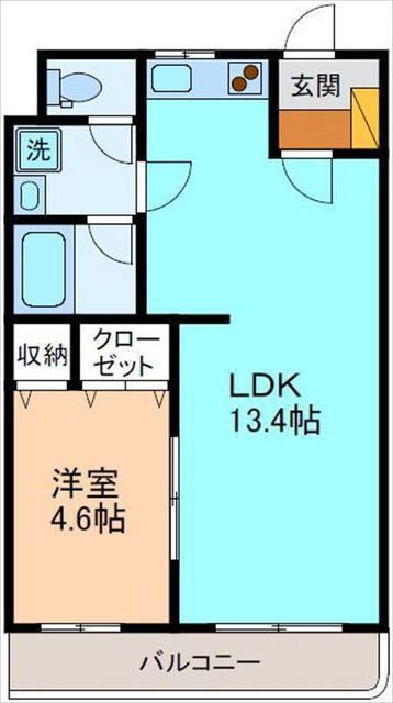 パレスヒーローの間取り