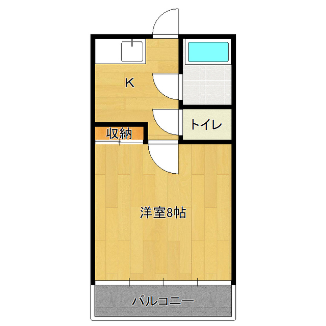 クランメール堀町Ａの間取り