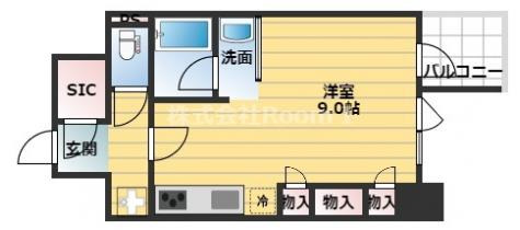 KDX堺筋本町レジデンスの間取り