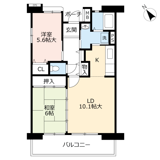 ＵＲアーベインルネス足立の間取り