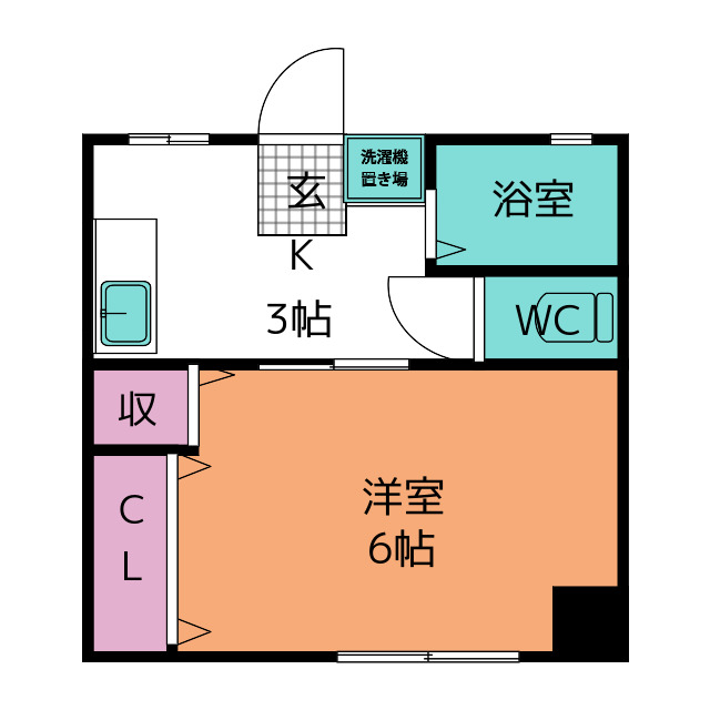 ハイムタカノの間取り