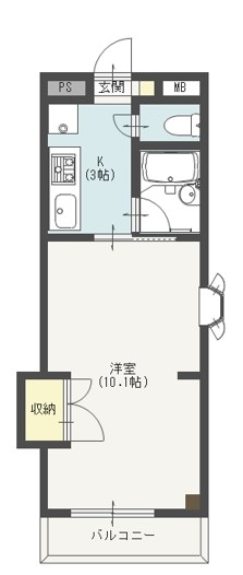 リブイン　371の間取り