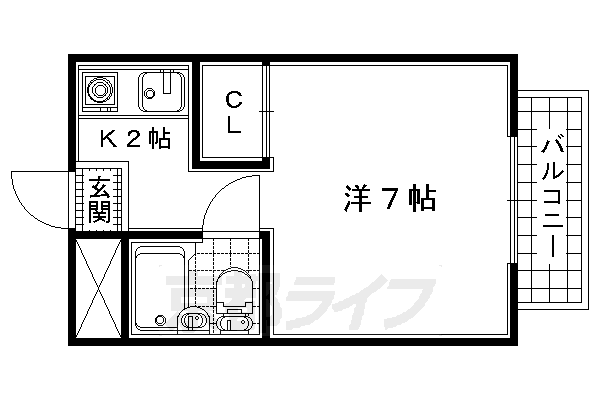 【カルチェヴィラ吉勇の間取り】