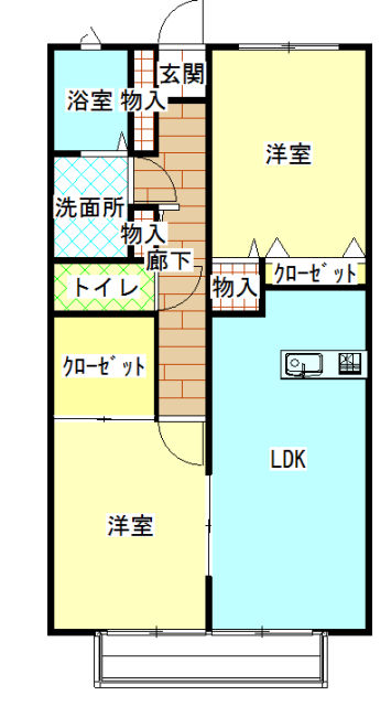 カーサ・モリタIIの間取り