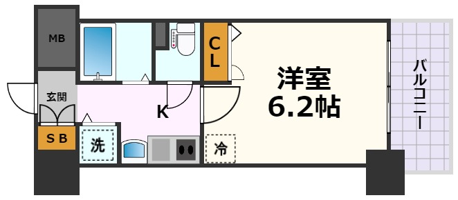 プレサンス泉セントマークの間取り