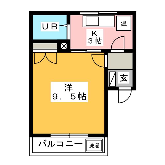 コーポＷＯＯＤＹの間取り