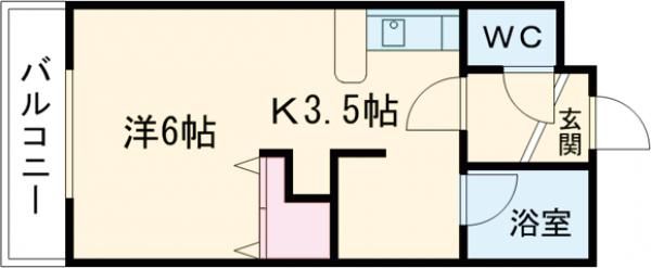 パークコート恵み野の間取り