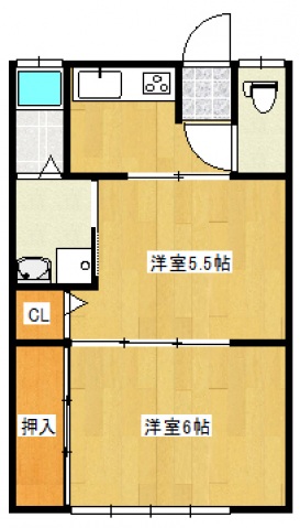 協和マンションの間取り