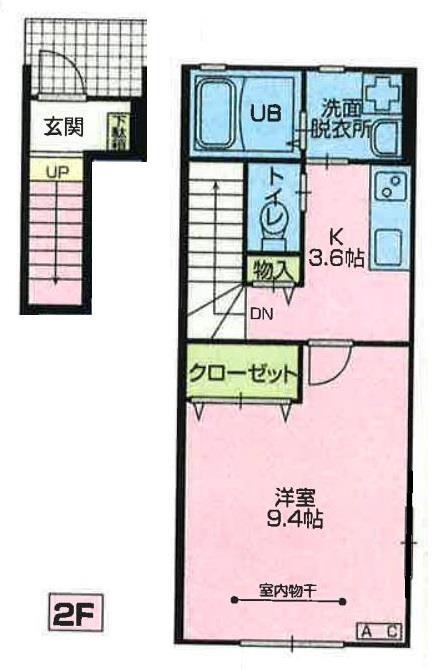 Ａｒｒｏｔｓｋ（アルトスク）　Ｂの間取り