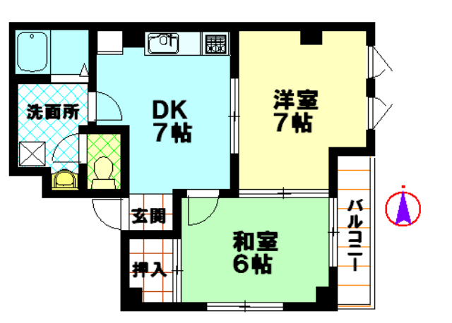 アーク川崎平間_間取り_0