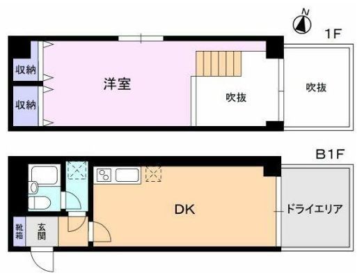 クレアシオン新高円寺の間取り