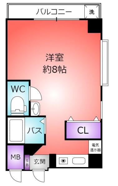 フレイランス御蔵の間取り