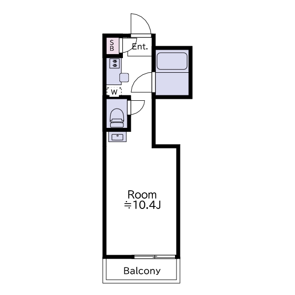 【大田区北馬込のマンションの間取り】